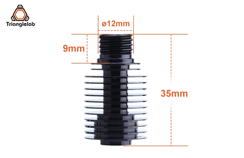 Trianglelab chc hotend mini dissipador de calor