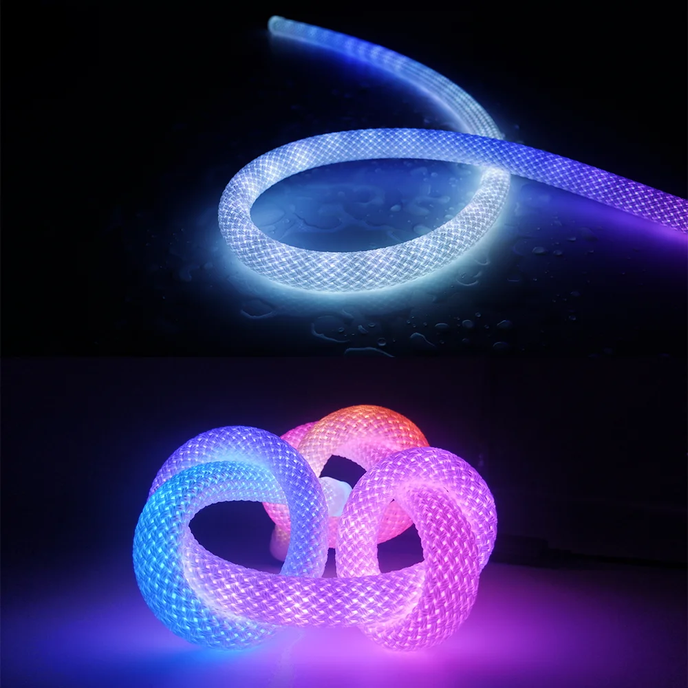 360° LED Neon Tube Light Diameter 28mm RGB - China Lighting, LED