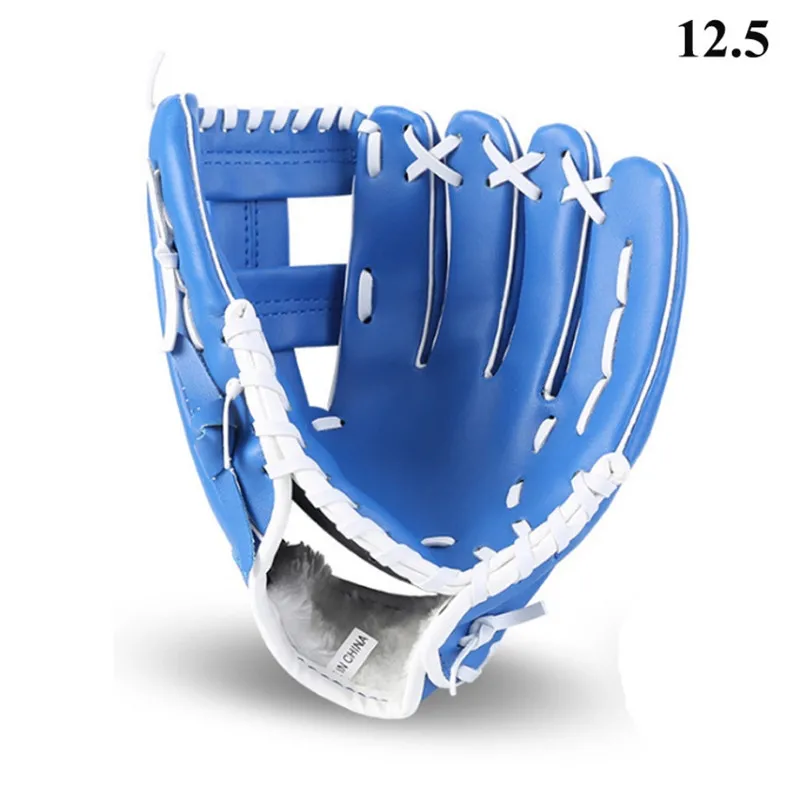 Protección de manos para deportes al aire libre, guantes de béisbol de práctica de Softball transpirables de tres colores para hombres y mujeres adultos