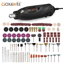 GOXAWEE perceuse électrique 12V outils rotatifs Mini perceuse graveur électrique stylo outils électriques avec outils Dremel accessoires de meulage