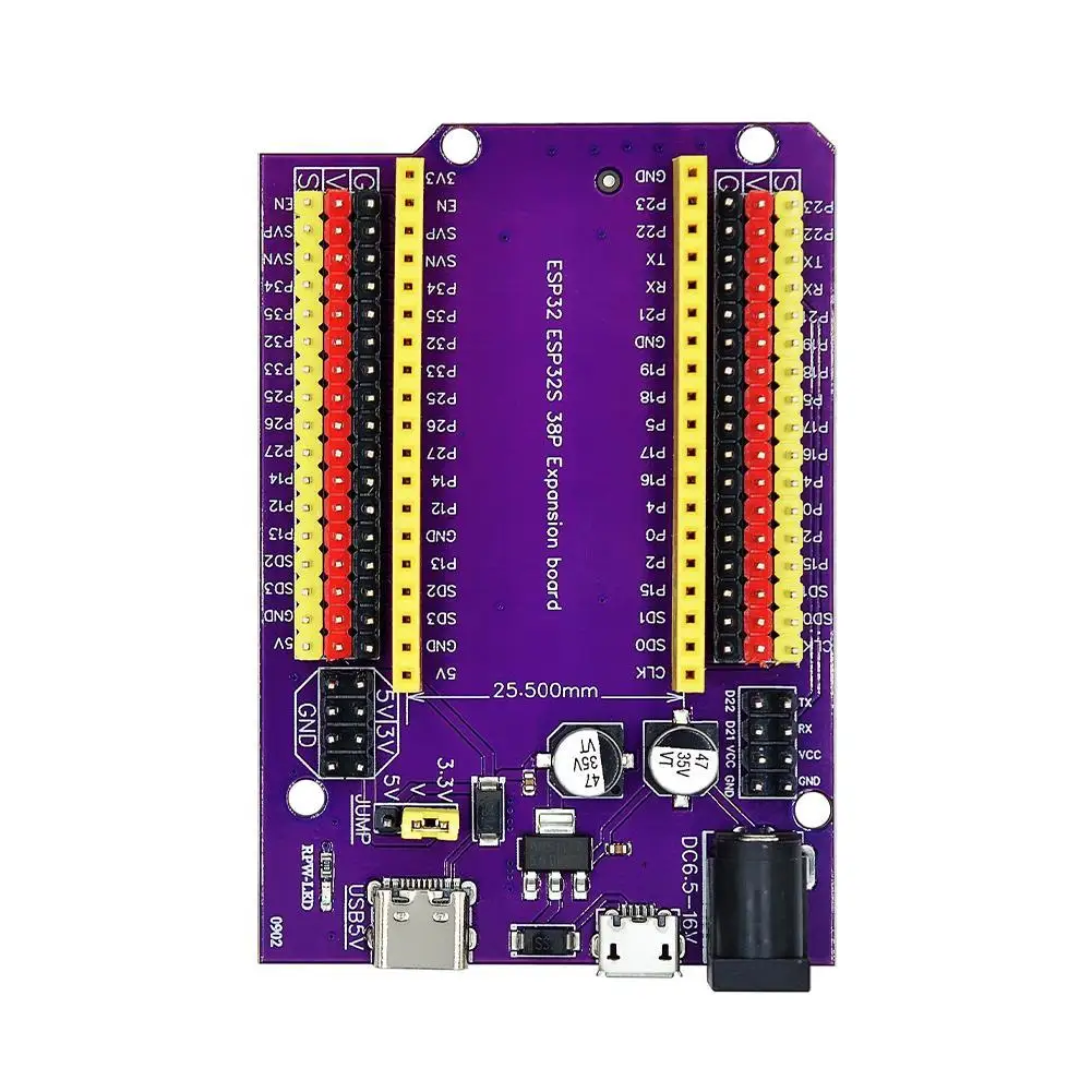 Esp32 development board tipo c interface equipado com wrom 32d e 32u