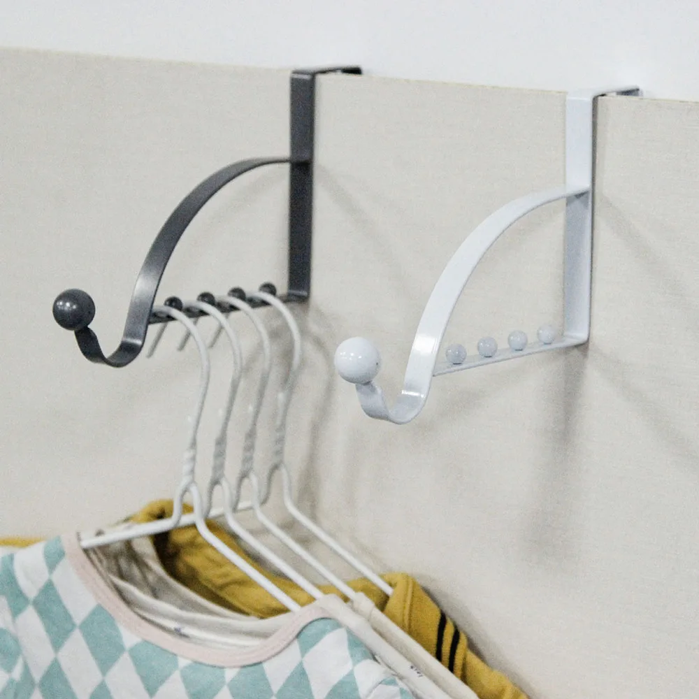 

Door Back Wall Mounted Hooks Door Rear Hook Metal Clothes Coat Hat Hanger Cabinet Wardrobe Hooks Anti-Slip Creative Towel Hooks