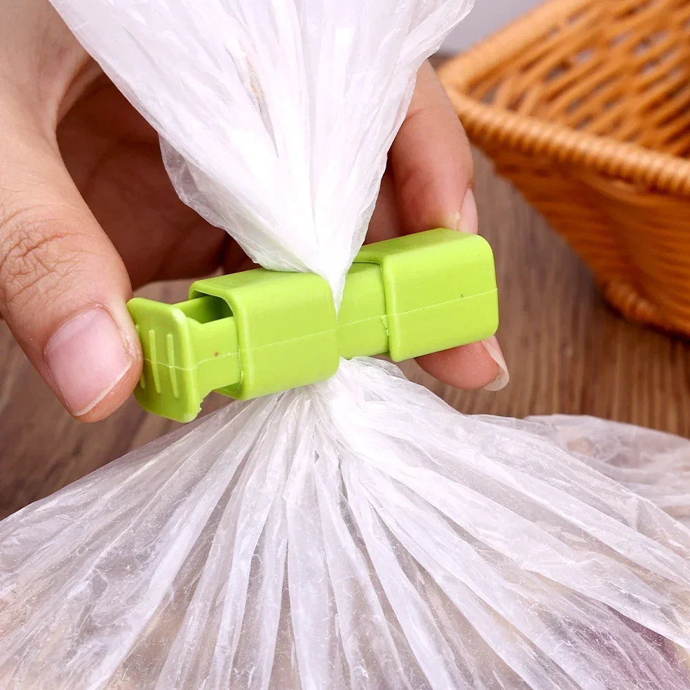 1/12Pcs Food Sealing Clips Bread Storage Bag Clips For Snack Wrap Bags Spring Clamp Reusable Kitchen Organization Sealing Clamp