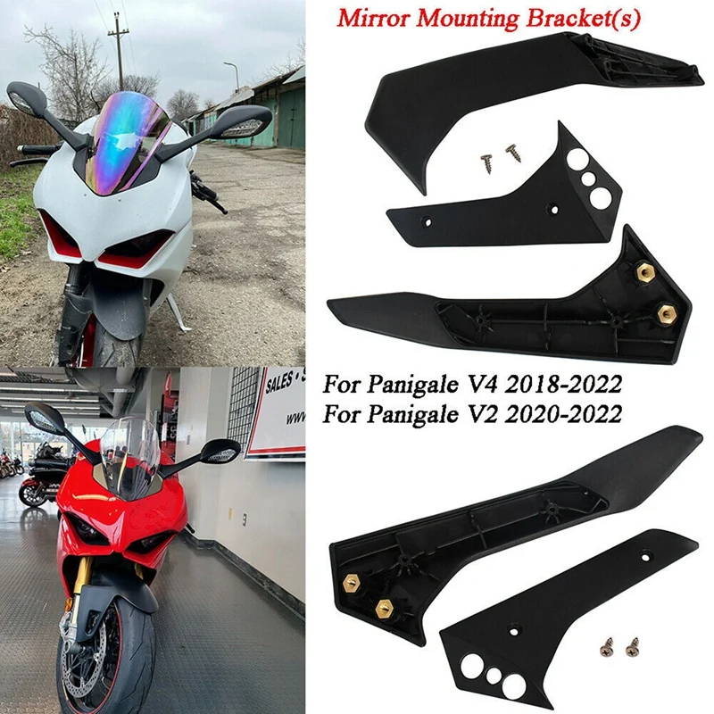 

Кронштейн для зеркала заднего вида мотоцикла, Задние Зеркала Для DUCATI Panigale V4 V4S 2018-2022 V2 2020-2022