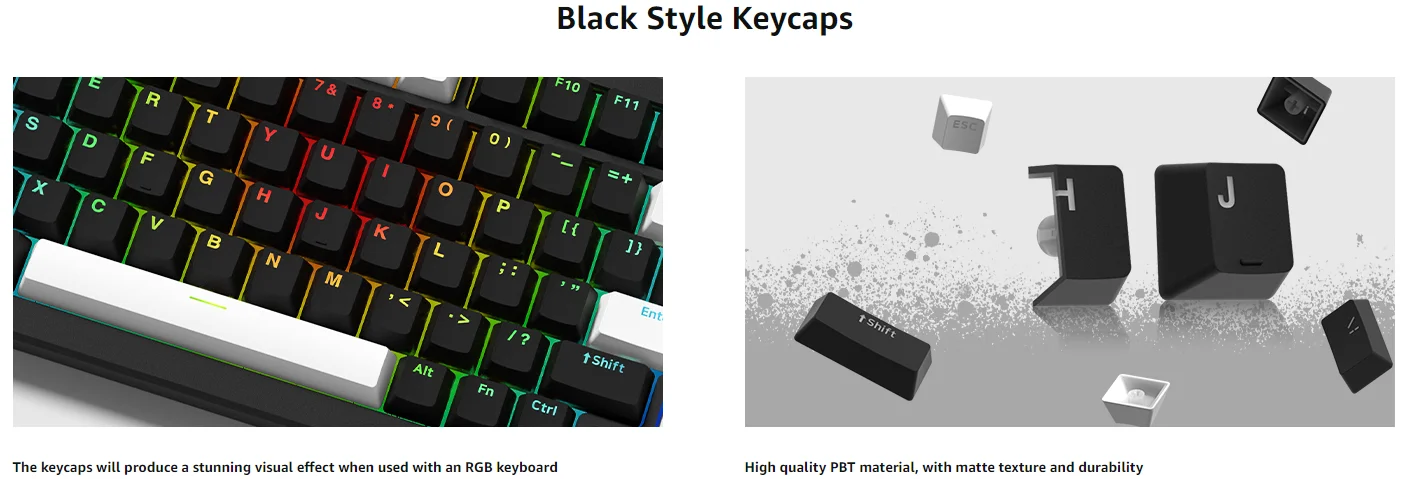 Switches MX, Teclado Gamer, Brilho Através de