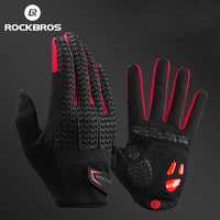 ROCKBROS Windproof Cycling Gloves Touch Screen Riding MTB Bike Bicycle Gloves Thermal Warm Motorcycle Winter Autumn Bike Gloves 1