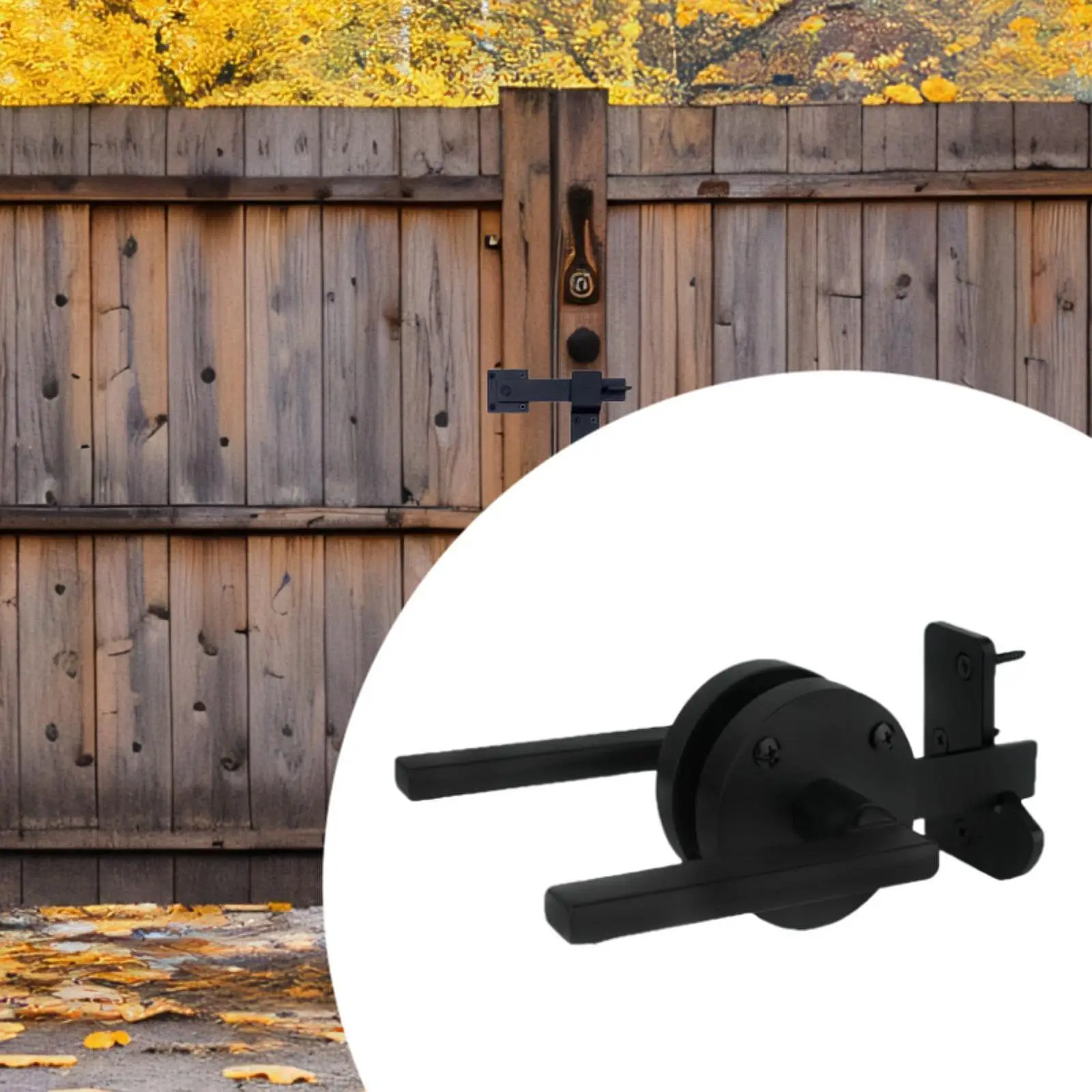 Double Side Door Latch Repair Parts Gate Hardware for Yard Wooden Gates Shed