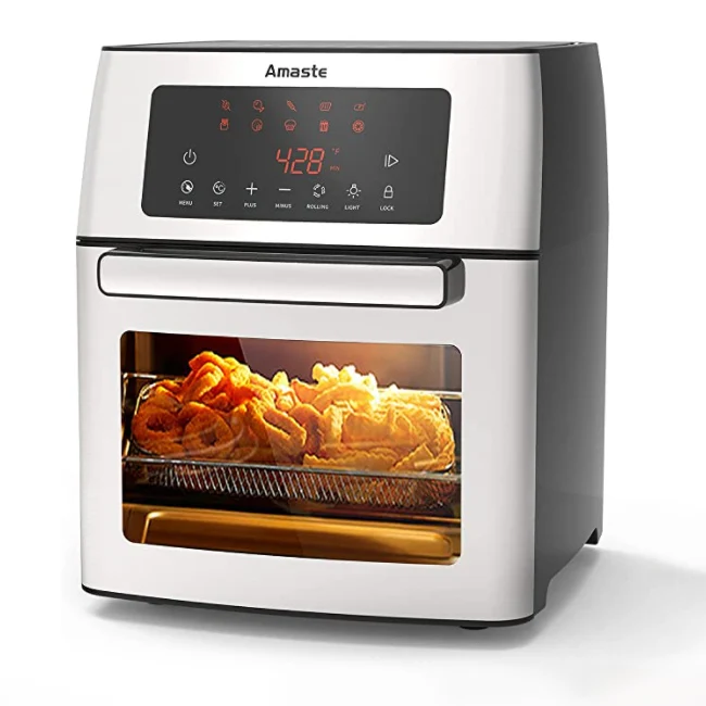 

Smart Air Fryer Oven 15L Lager Capacity Air Deep Fryer White Stainless Steel Air Fryer Oven