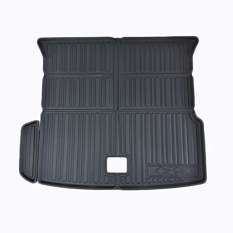 for Xpeng G9 Car Floor Mats Trunk Mats Cargo Liner Protector Waterproof Non-slip Foot Pads-Trunk Carpet Kit