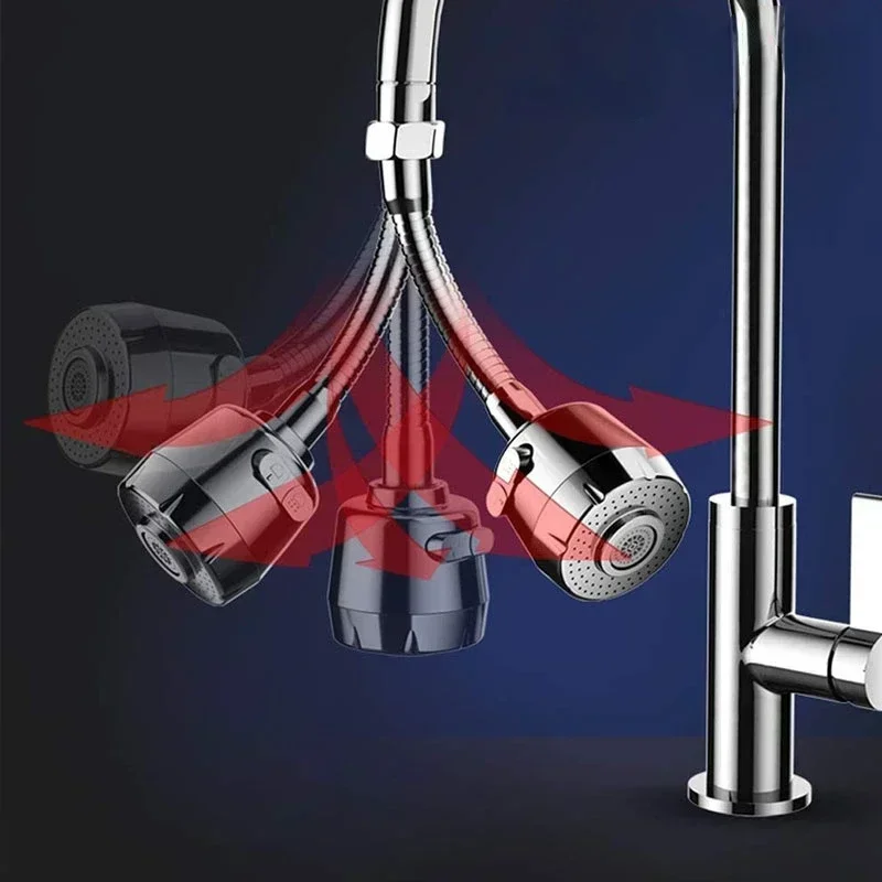 Description Picture 5 of itemUniversal Faucet 360 Degree Rotating Tap Filter Tip Water Bubbler Faucet Anti-Splash Economizer Kitchen Supplies S/L Optional