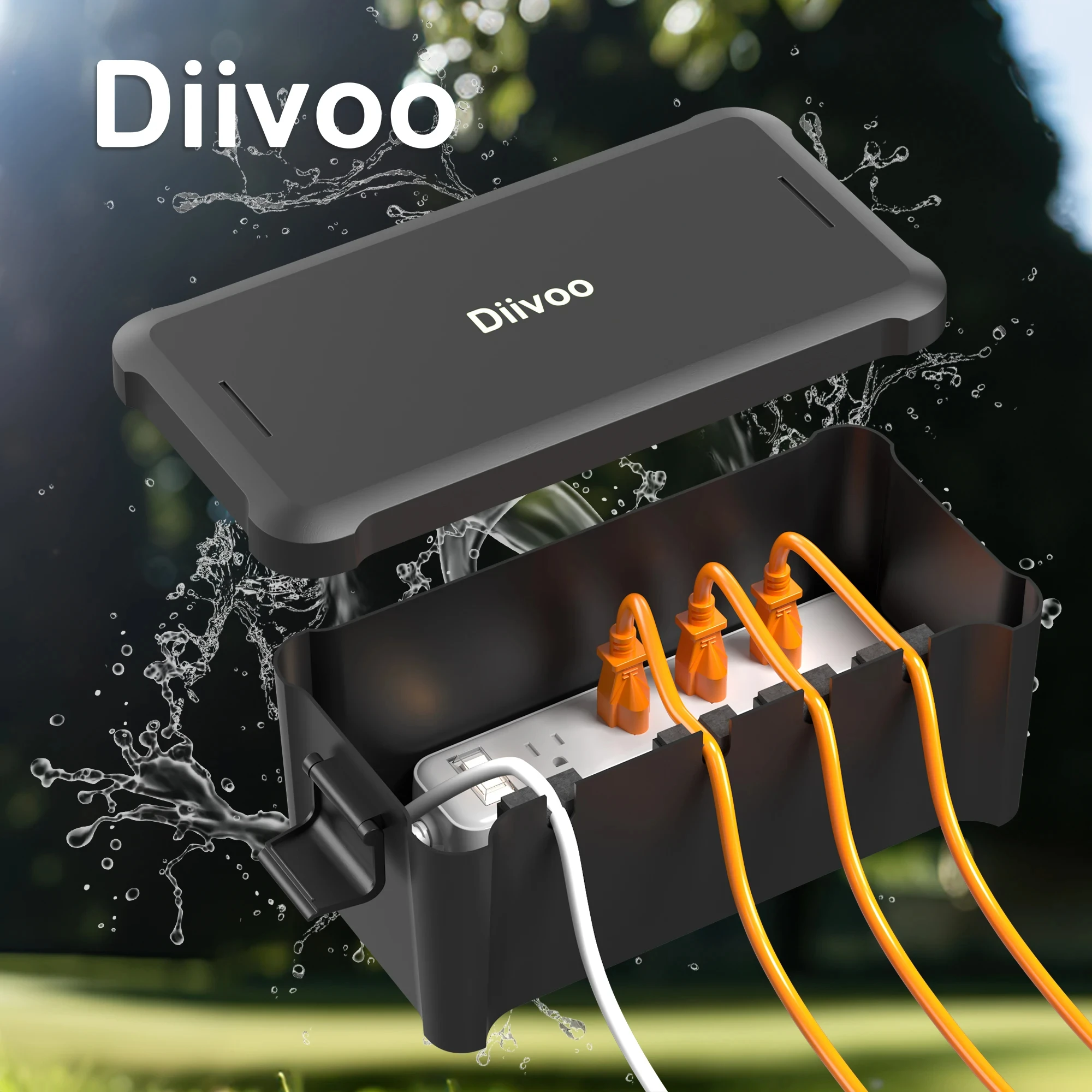 Electrical Box Electrical Distribution Box Electronic Enclosure Case Electrical Junction Box for Outdoor Timers Extension Leads