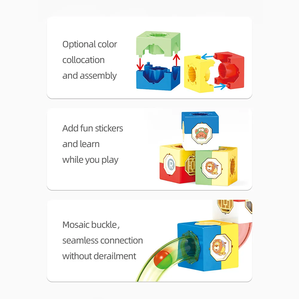 3D Ball Track Building Toy 3