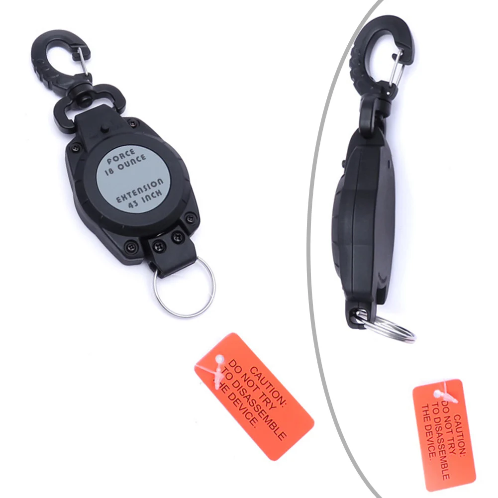 Diving Gear Retractor With Clip Torch Holder Stretching Puller Anti-Lost Retractable Lanyard For Scubas Diving Equipment