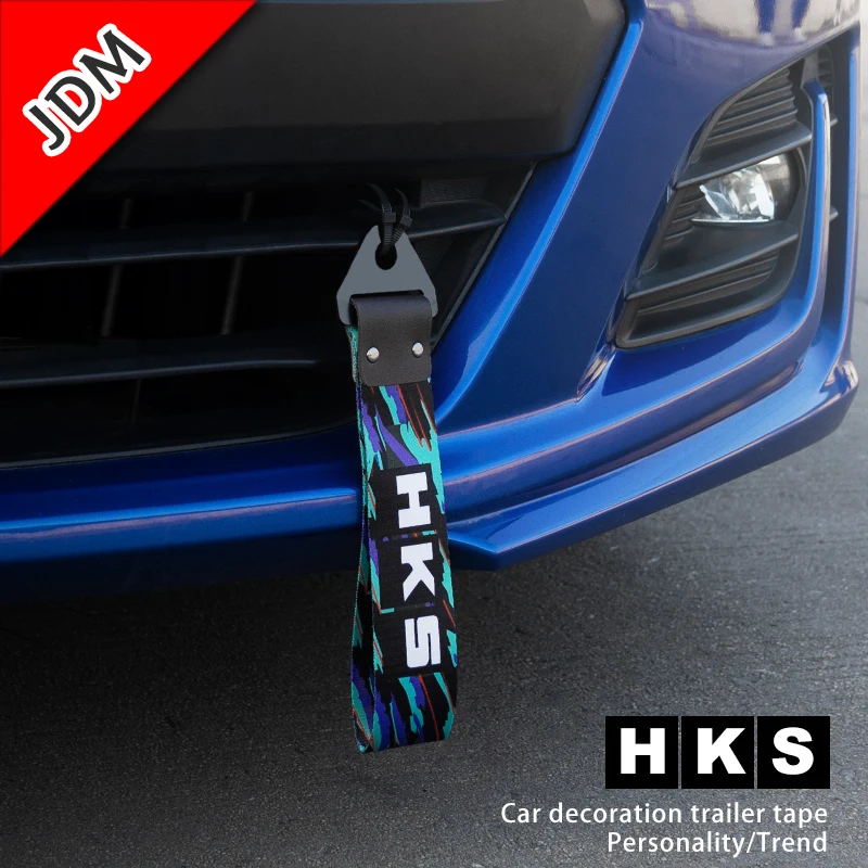 

JDM Racing Sports Style Tow Strap Universal Race Towing Bars Nylon Car Trailer Ropes Hook For NOS Bride Initial D Tow Bar