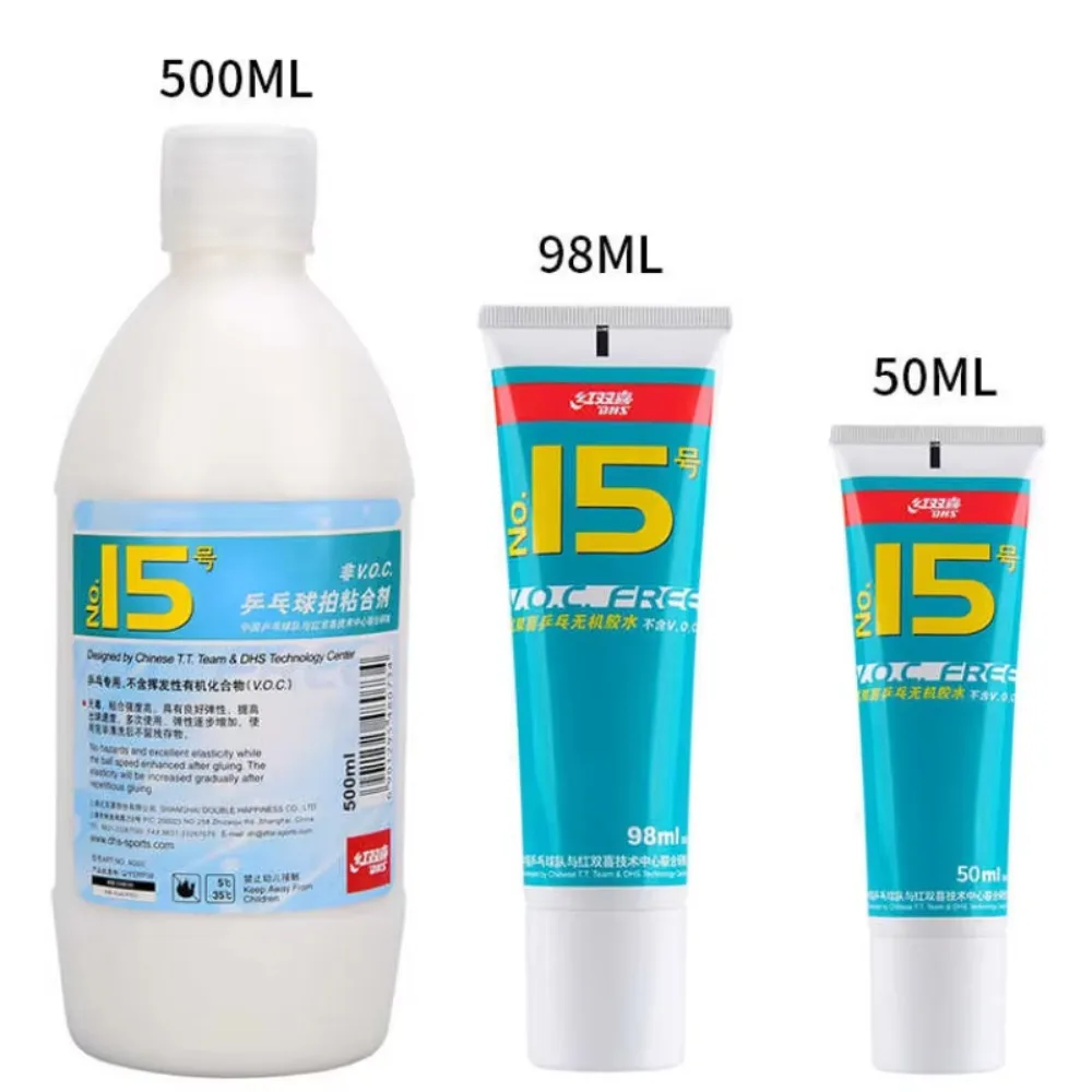 Original DHS No.15 VOC-Free 50/98ml Water Booster for Table Tennis Racket Ping Pong Bat ITTF Approved Professional Accessories table tennis racket booster