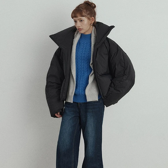 High Quality Women's White Duck Down Down Jacket, 2023 New Winter Lapel 90% White Duck Down Short Down Jacket for Women, Coats