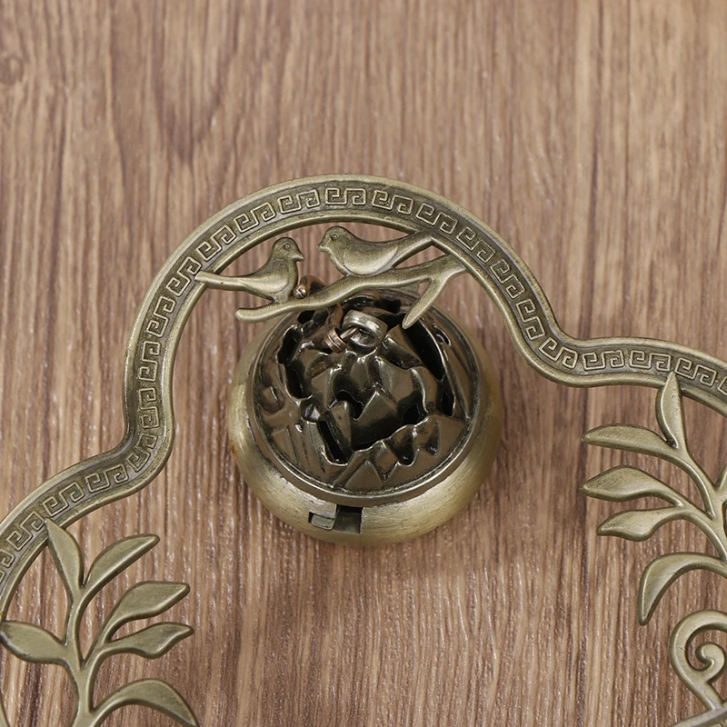 Lotusblume Weihrauch brenner Retro aushöhlen Zink legierung hängen Lotus brenner Segen Kapuzinerkresse Halter Home Office Dekor – Detail 27