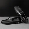 Luxury Men Casual Shoes Genuine Leather Men Loafers Handmade Slip-On Flats Leisure Walk Mocasines High Quality Man Driving Shoes 5
