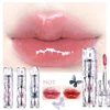 FLORTTE Mirror Water Glazed Lip Gloss Long Lasting Moisturizing Plumping Fade Lip Lines Lip Glaze Not Easy to Stain Cup Lipstick 1