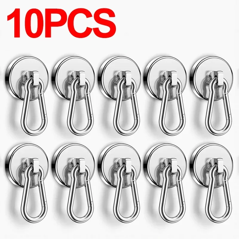 Strong Magnetic Swivel Hook with Heavy Duty Neodymium Magnet