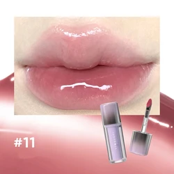 Judydoll Crystal Red Jelly Lip Glaze - Transparent, Moisturizing, Long - Lasting Shine (11)