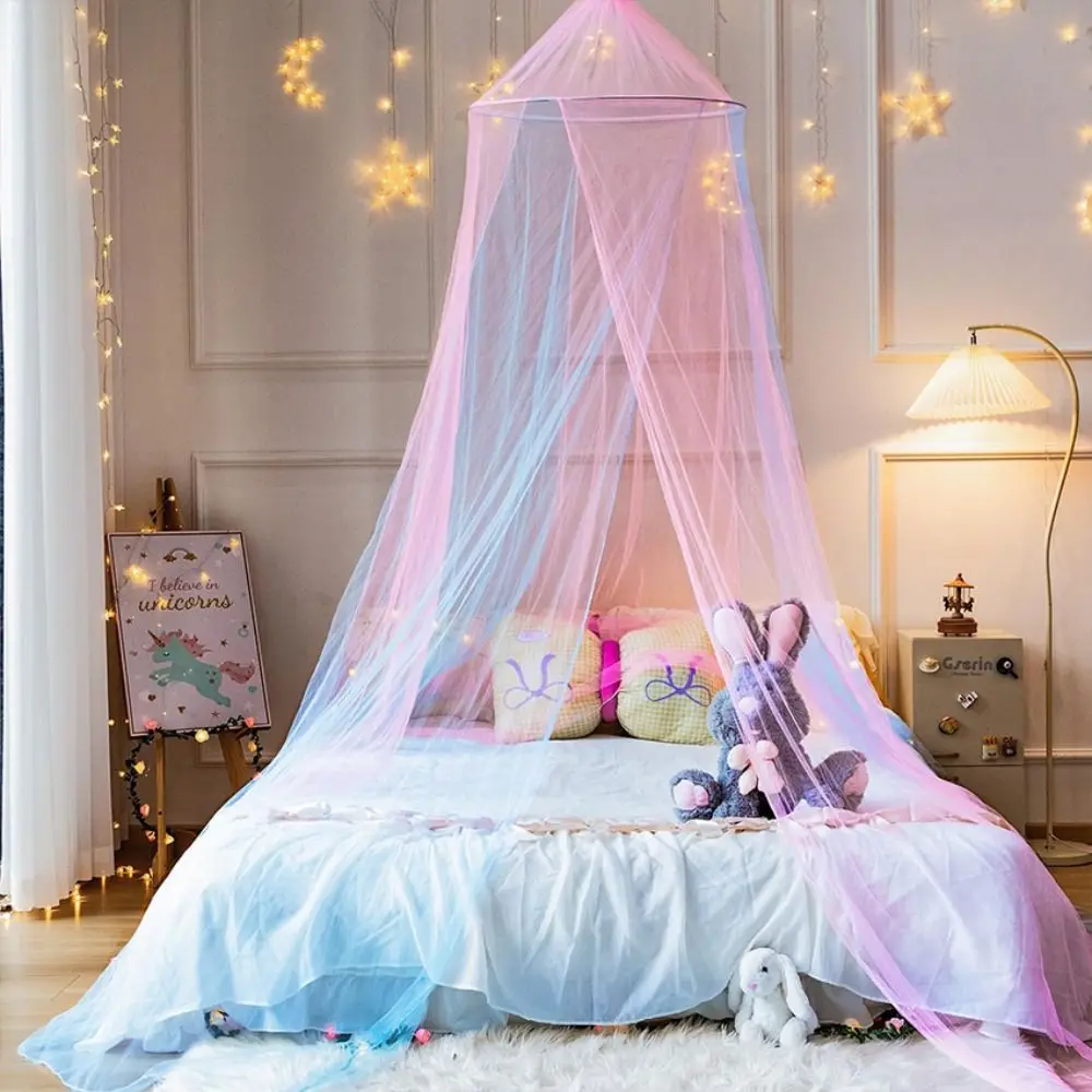 Baldacchino per letto a cupola bianco - immagine 4