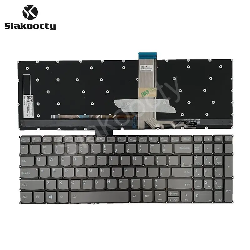 

Siakoocty Laptop US keyboard New for Lenovo IdeaPad 5 15IIL05 5 15ARE05 5 15ITL05 15ALC05 S550-15 AIR 15 2021 With backlight