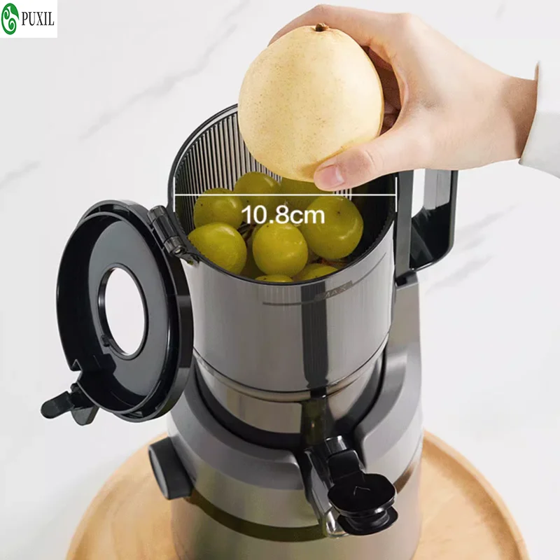 Mokkom M6 Slow Juicer Household Hybrid Electric Juicer 13cm Large Caliber Fully Automatic Fruit and Vegetable Juice Separation 5