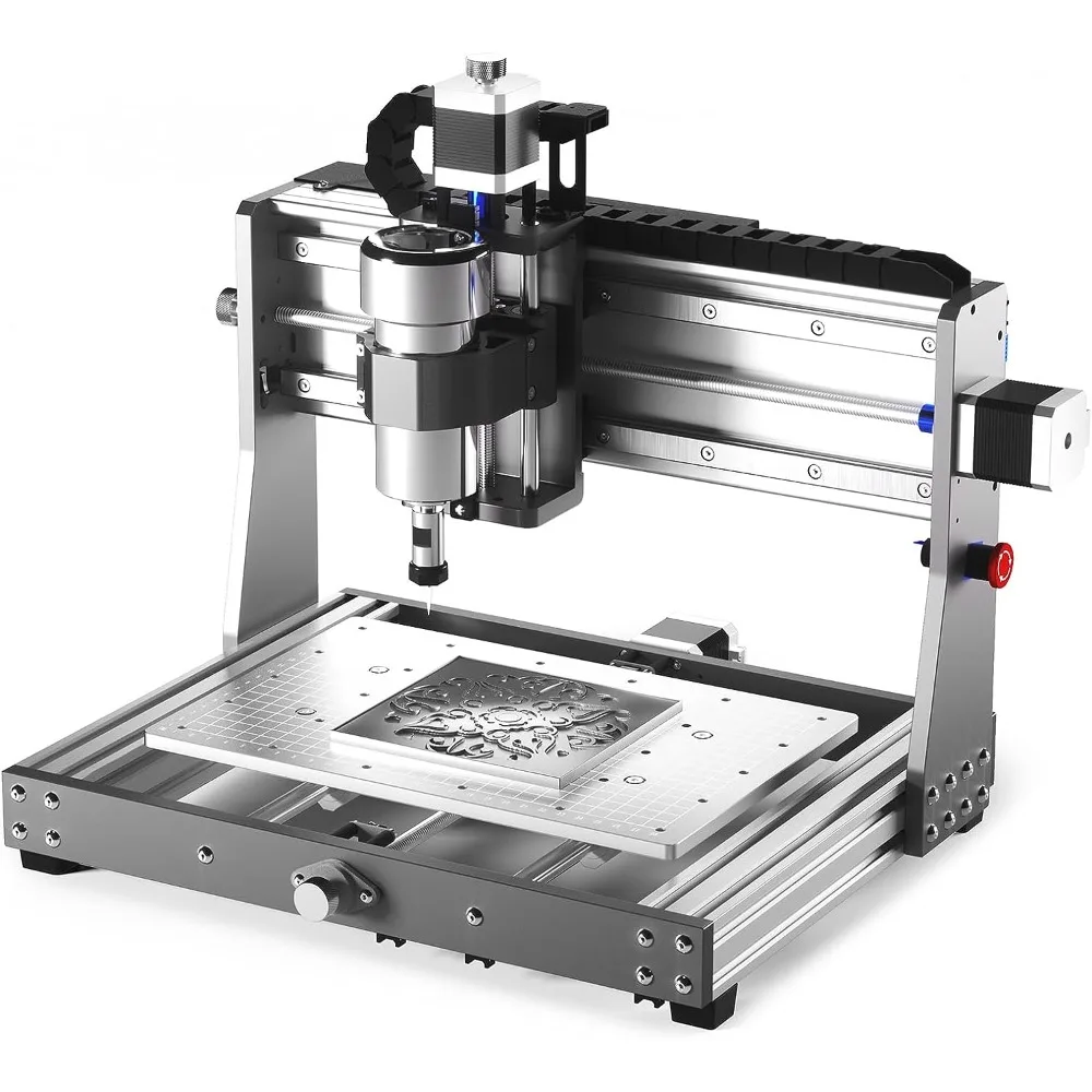 

Фрезерный станок с ЧПУ 3020-PRO MAX V2, Модернизированный 3-осевой гравер PCB MDF, новая структура, автономный контроллер, концевые выключатели 6 шт.