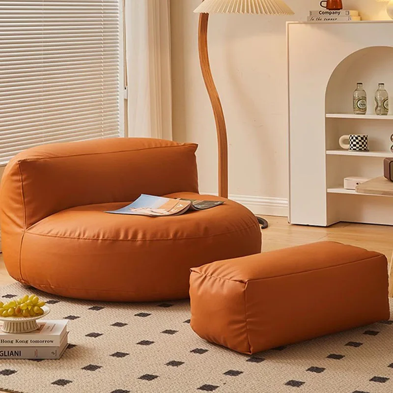 ZN 싱글 레이지 빈 백 소파 내부 방수 계란 라운지 의자, 빈 백 소파 게임, 거실 푸프 챔버 홈 가구  Best Top5