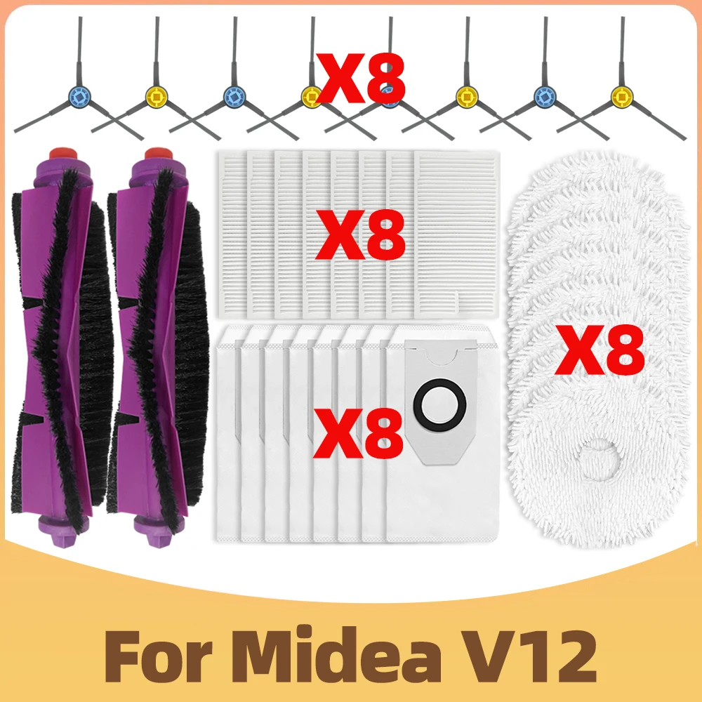 Kit Entretien J12 Ultra Lot Accessoires Aspirateur Robot Eureka J12 Ultra - 18 Pièces - Filtres HEPA - Brosses - Lingettes Kit Accessoires Eureka J12 Ultra 18 Pièces