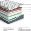 14 Inch Chime Elite 2.0 Ultra Plush Green Tea Memory Foam Mattress for Cool Sleep and Pressure Relief, Queen Mattress 4