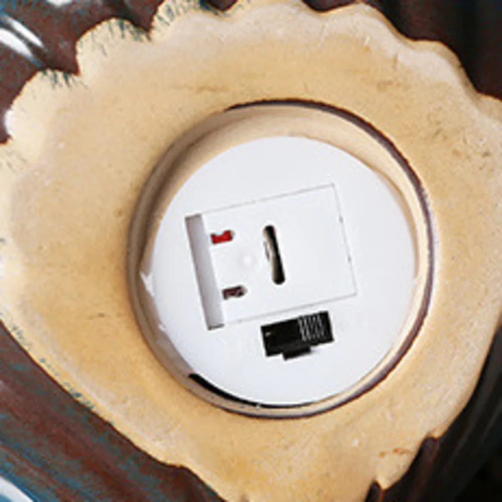 1pc Blue Shell Pearl Incense Burner Home Decor for Living Room Pearl in Shell with LED Light Desktop Mermaid Incense Burner