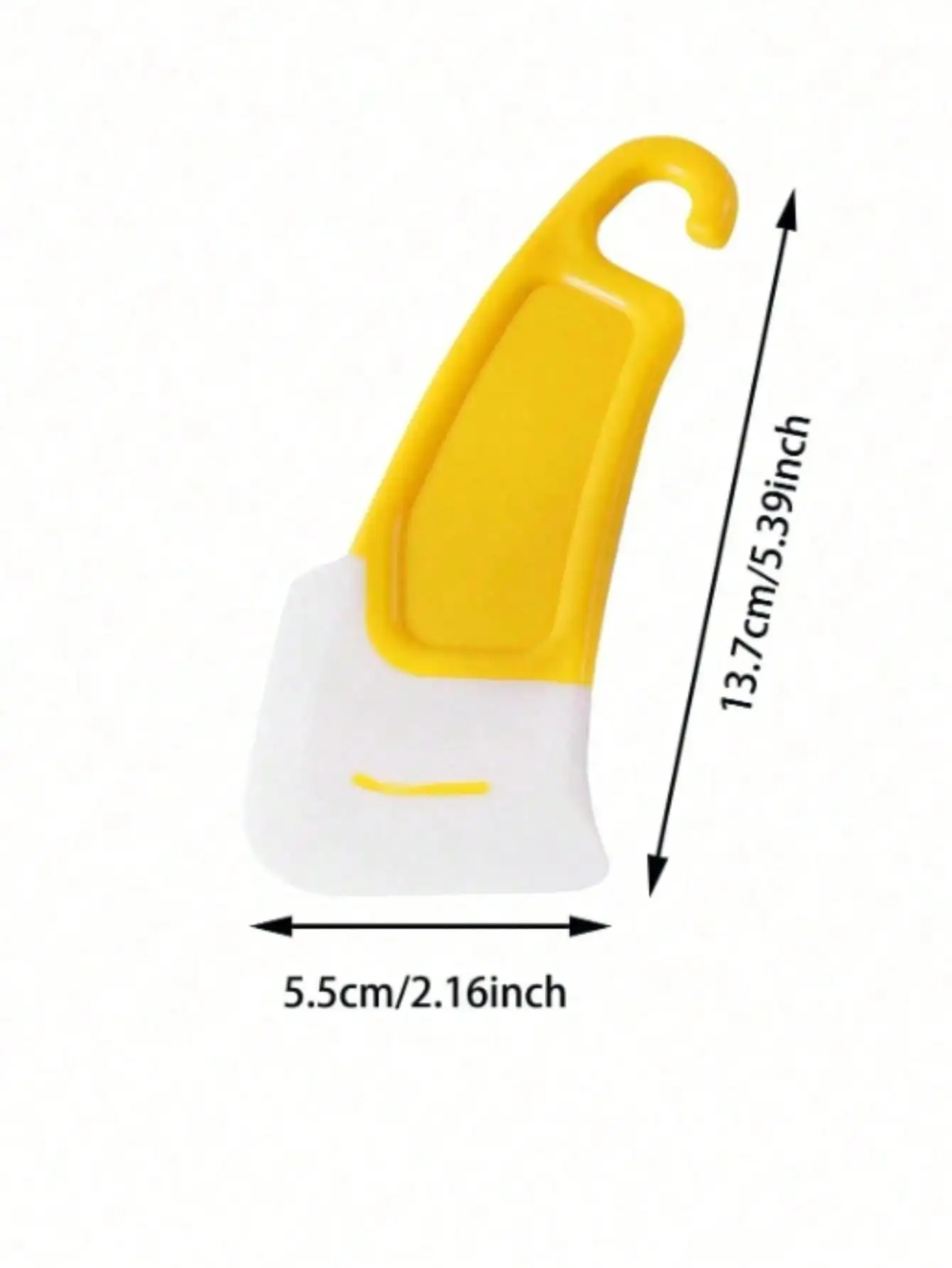 1pc Oil-Proof Silicone Pan Scraper Heat Resistant Kitchen Tool For Cleaning Flat Pan And Dish Bottom Barbecue Cleaning Tool