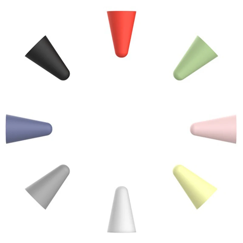 

Наконечник карандаша для Apple Pencil 2-го 1-го поколения, беззвучный силиконовый наконечник чехол для карандаша, Защитная пленка для экрана Mix