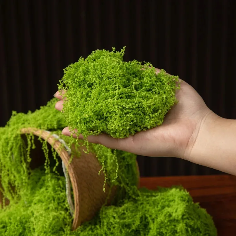 Artificial Green Plants Landscape Mini Eternal Life Moss Grass Fake Grass Garden Living Room Home Decoration DIY Crafts