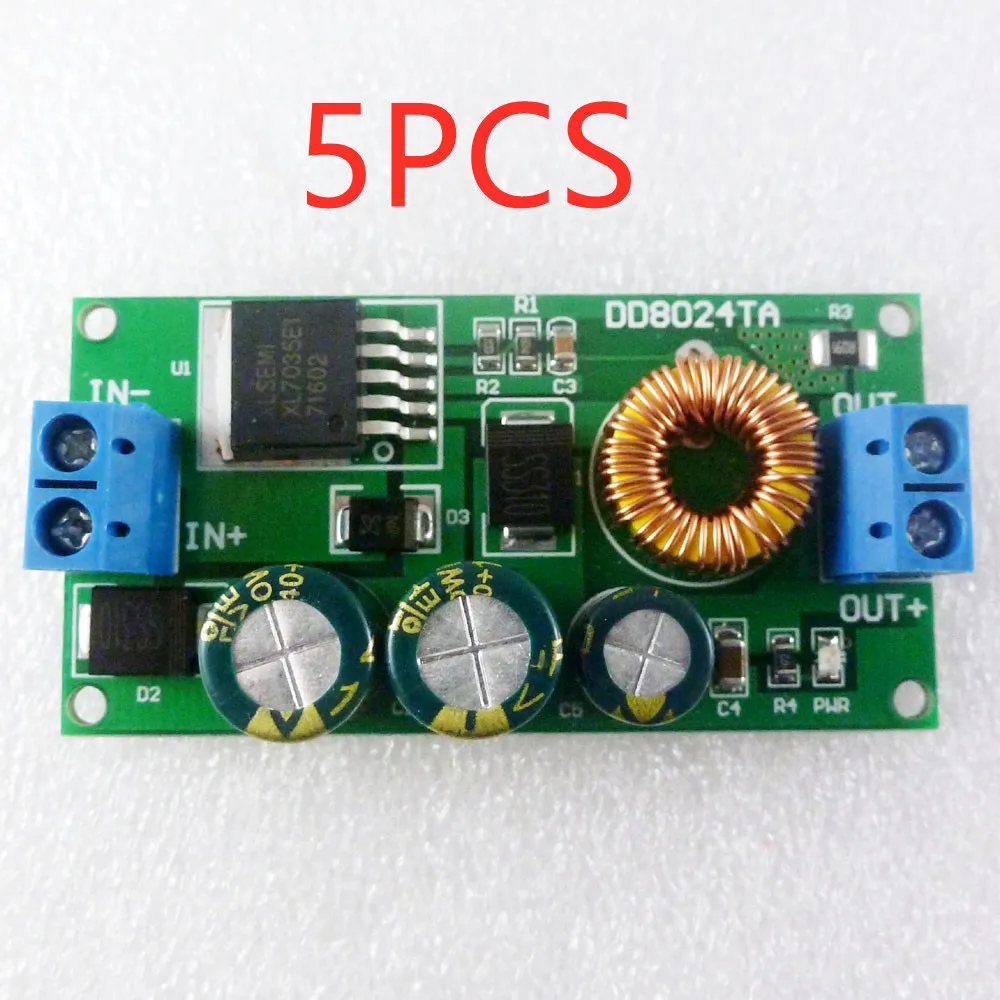 

5x High-Voltage EBike DC-DC Converter Buck Step-Down Regulator Module 80V 72V 64V 60V 48V 36V 24V to 15V 12V 9V 6V 5V 3.3V