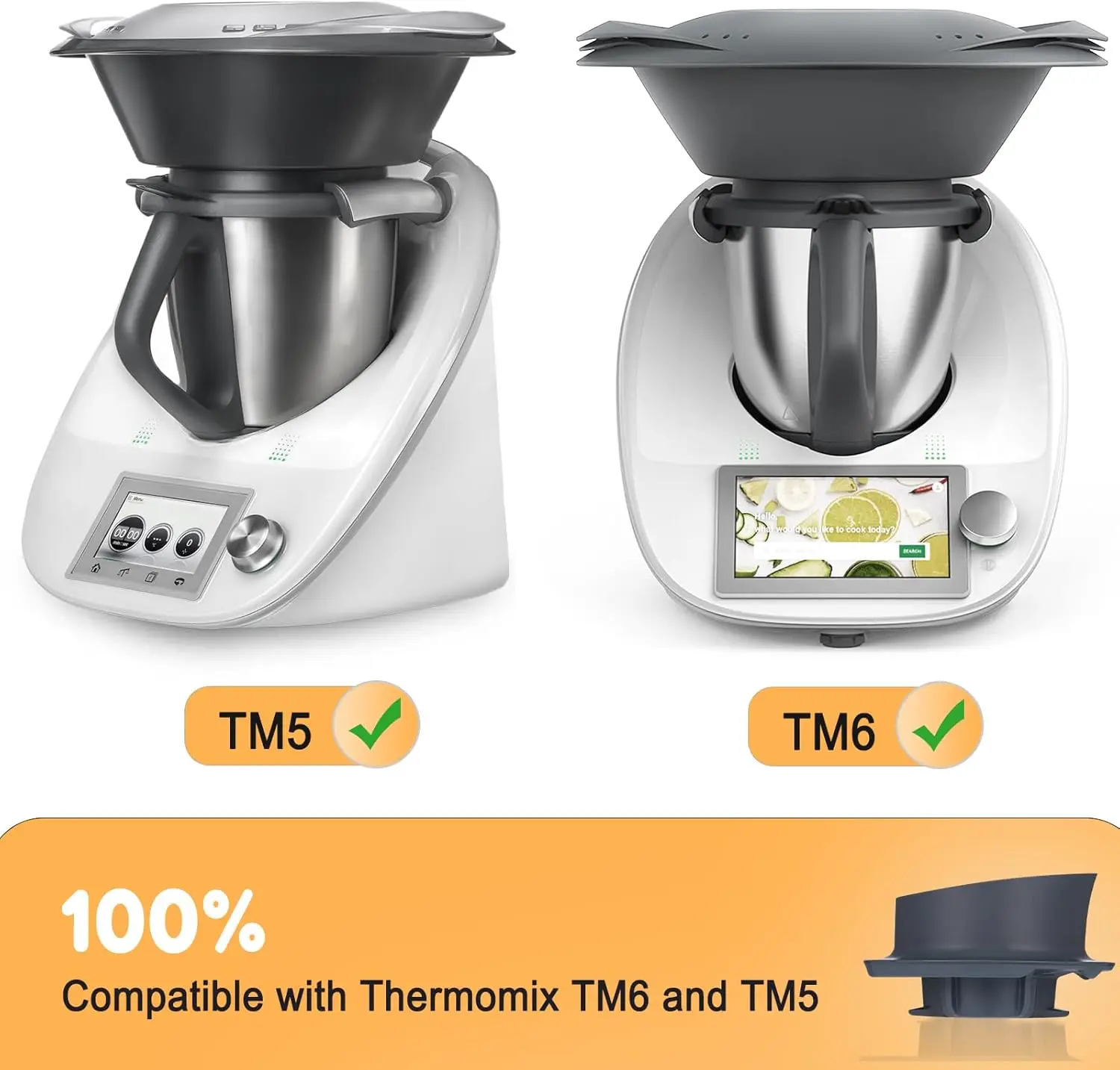 Measuring Cup 50 ml 100 ml Scale for Vorwerk Thermomix TM5 TM6 Lid Cap