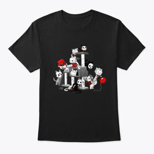 

Коты, ужасы, котята, футболка на Хэллоуин