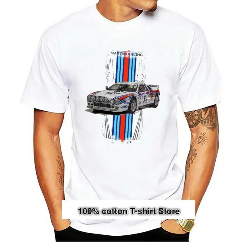 Camiseta Moderna Uomo Lancia 037 Martini Racing Abarth Rally Legend S4, 2019