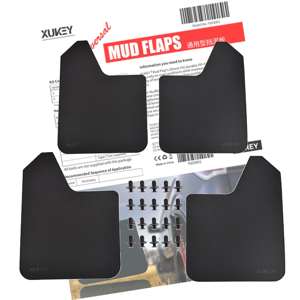 Spatlappen Van Koolstofvezel Spatlappen Spatlappen Spatschermen Voor Ford Focus St Rs Se Lt Xr5 Mk Mk1 Mk2 Mk3 Mk4 2 3 4 St250 Rs500 Auto Spatborden