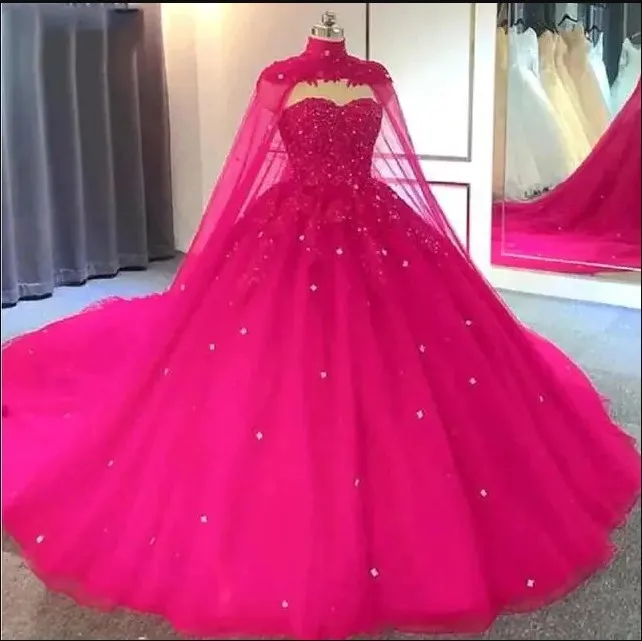 Sweetheart Ball Gown Quinceanera Dresses For 15 Years Fashion Lace Beading Court Train Princess Birthday Party Gown images - 6