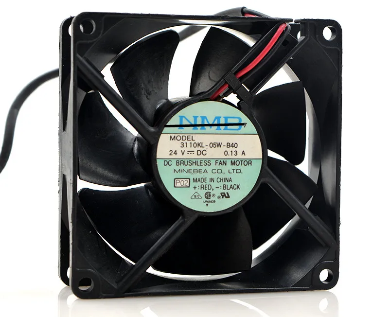 

Original new 100% working 3110KL-05W-B40 8025 8cm 24V 0.13A super durable fan drive