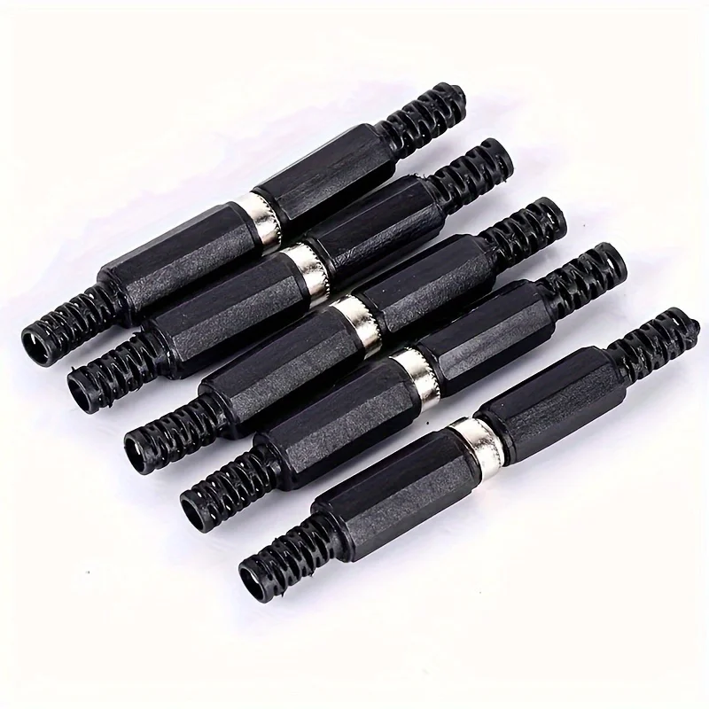 ปลั๊กไฟ DC 5 คู่/10 คู่ ขนาด 5.5x2.1 มม. ขั้วต่อเชื่อมแบบเสียบ 5.5 * 2.1 ตัวผู้/ตัวเมีย 1