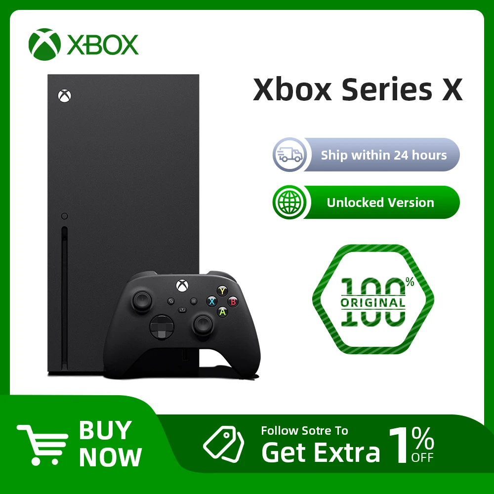 100 New Orginal Microsoft Xbox Series X Consoles XSX