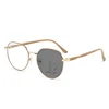 Luxury Photochromic Multifocal Reading Glasses Women Antiblue Light Presbyopia Ultralight Metal Frame Near Far Sighted Glasses 4