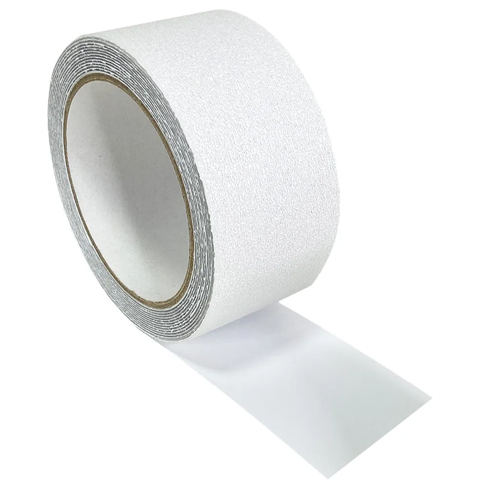 1개의 안전하고 투명한 미끄럼 방지 테이프 (야외 계단, 출입구, 미끄러운 계단, 논슬립 그립 테이프, 투명 계단 트레드)