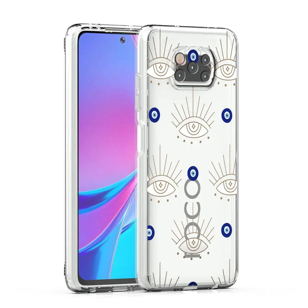 Blue Eye Art Clear Phone Case Cover