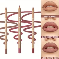 3 Pcs Lip Makeup Set Matte Lipliner Long-lasting Waterproof Matte Lipliner Matte Velvet Lipstick Pen Lip Makeup Cosmetics 2