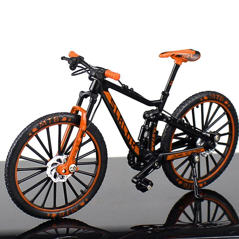 1:10 Bicycle Model Mountain Bike Simulation Finger Bike Bedroom Decor Gifts